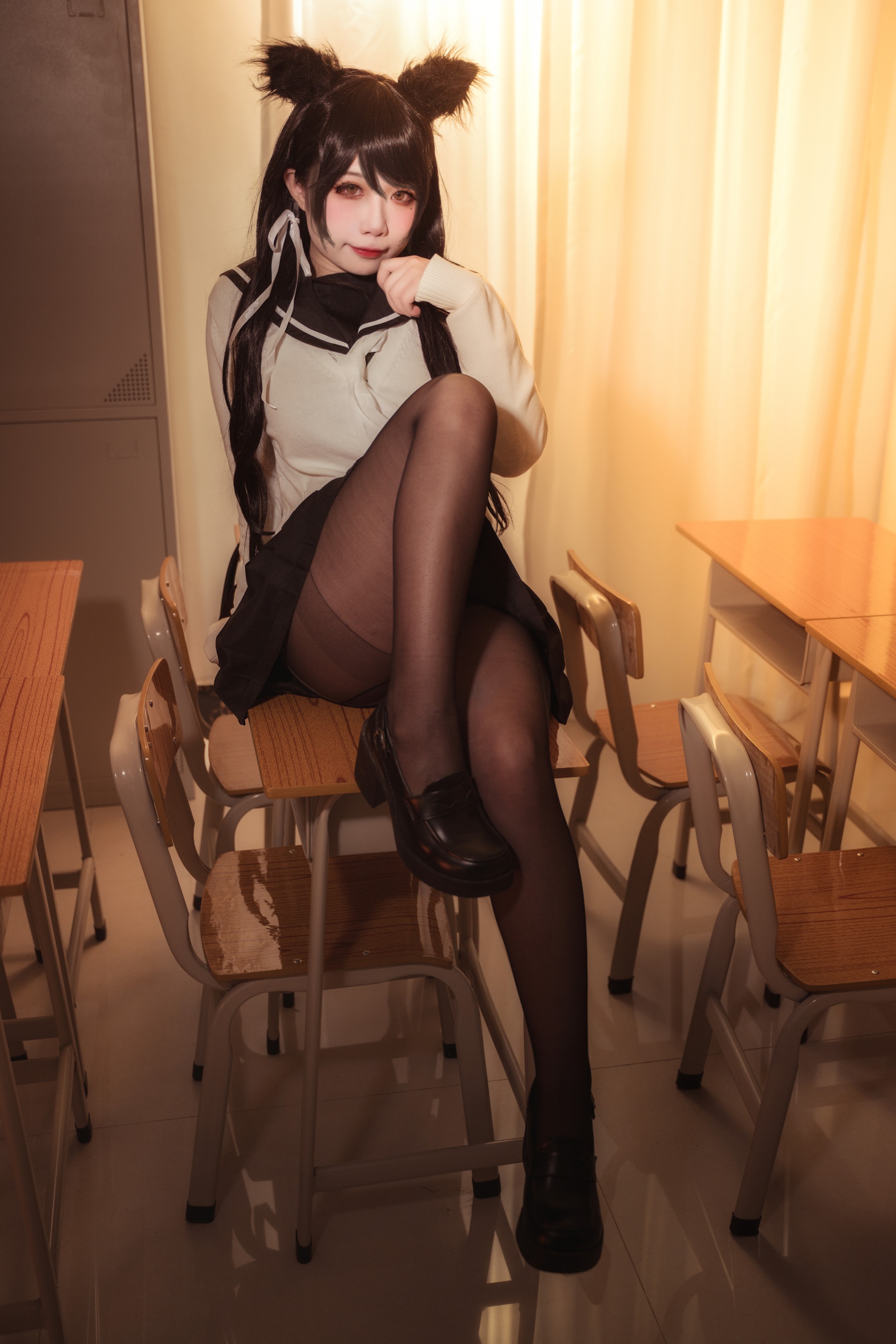 图片[1]-贞子蜜桃 – NO.013 碧蓝航线 爱宕高雄制服 [35P]-XikXak